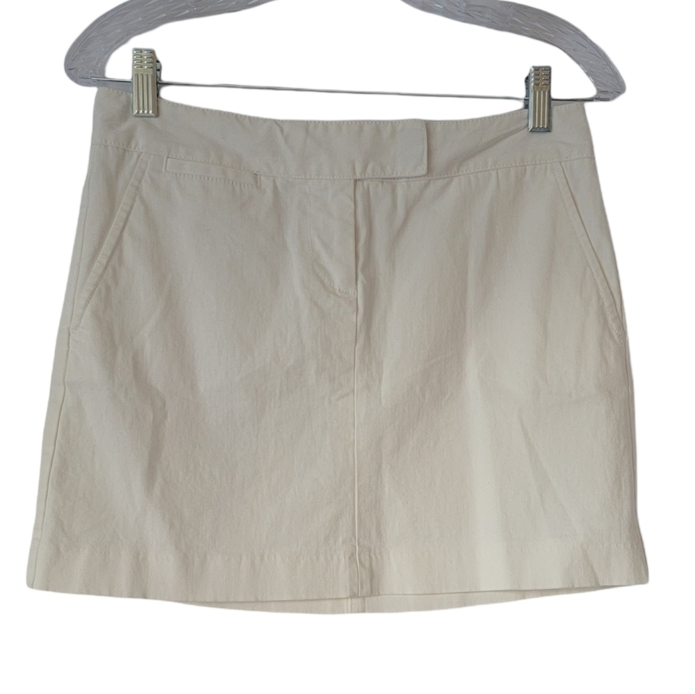 J.CREW BEAUTIFUL WOMEN'S OFF WHITE SKIRT SIZE 2